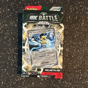 Pokemon ex Battle Deck Melmetal EX - Blue, Silver, Black, Red